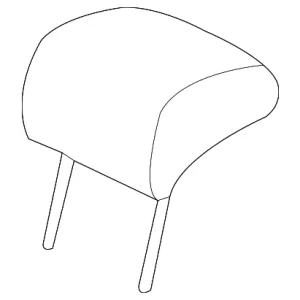 Headrest, Center - Mazda (EG51-88-340A-02)