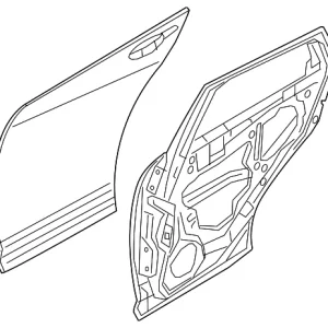Door Shell - Mazda (DKY1-72-02XC)