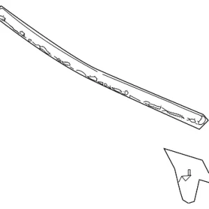 Rear Weather-Strip - Mazda (C235-56-760)