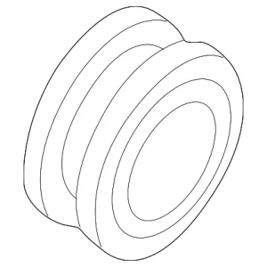 Accessory Drive Belt Idler Pulley - Mazda (B63H-15-940A)