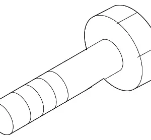 Alternator Lower Bolt - Mazda (9FA0-20-0041)