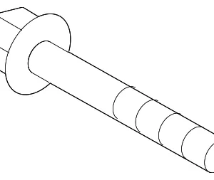 Torque Arm Mount Bolt - Mazda (9YA0-2A-233)
