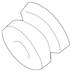 Wiper Motor Grommet - Mazda (D09L-67-491)