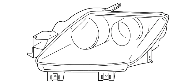 Headlamp Assembly - Mazda (EH45-51-031G)