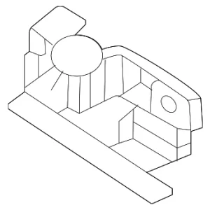 Handle, Inside - Mazda (BDTT-58-330B)