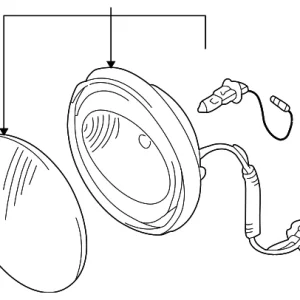 Lens & Housing - Mazda (BN5V-51-68X)