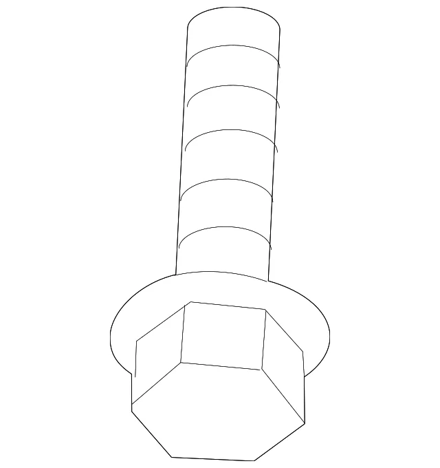 Blind Spot Radar Rivet - Mazda (KBB4-50-355)