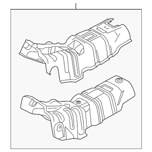 Heat Shield - Mazda (G46L-56-410)