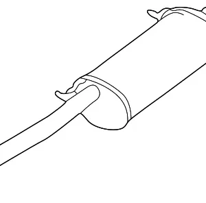 Exhaust Muffler - Mazda (KL72-40-100B)