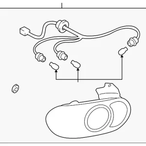 Combo Lamp Assembly - Mazda (N066-51-170)