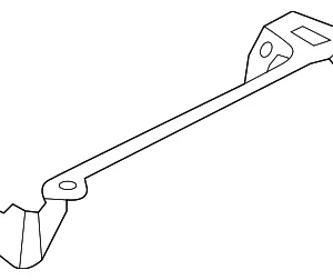 Engine Control Module (ECM) Bracket - Mazda (P5B9-18-786)