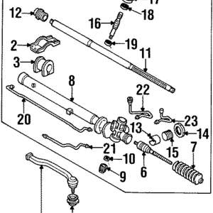 Tie Rod Boot - Mazda (LB82-32-12X)