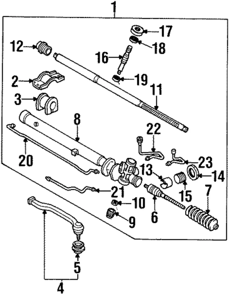 Return Pipe - Mazda (LA01-32-841)
