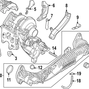 Inter-Cooler Pipe Clamp - Mazda (9928-30-800)