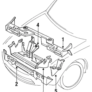 Upper Tie Bar - Mazda (NA01-53-100F)