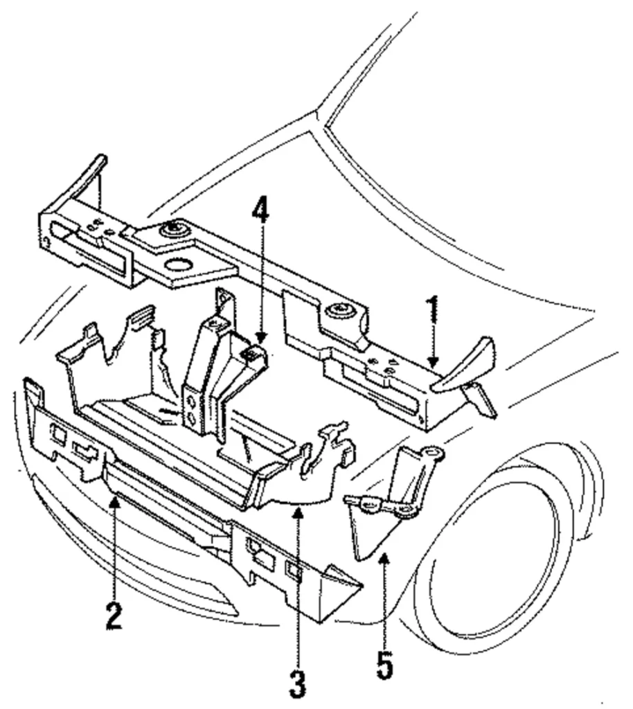 Upper Tie Bar - Mazda (NA75-53-100)