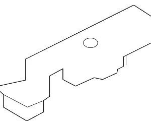 Compartment Box Rear Bracket - Mazda (GHP9-64-416)