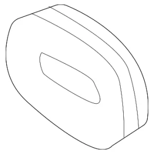 Heater Core Seal - Mazda (DN4J-61-J12)