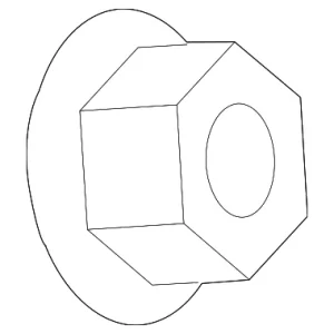 Door Check Nut - Mazda (9994-00-603B)