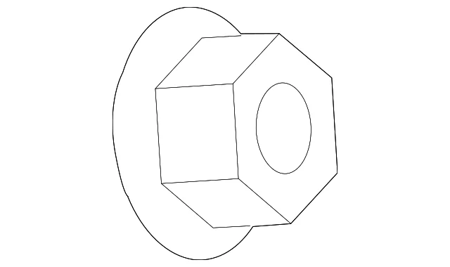 Door Check Nut - Mazda (9994-00-603B)