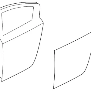 Door Shell - Mazda (BNYB-72-02XD)