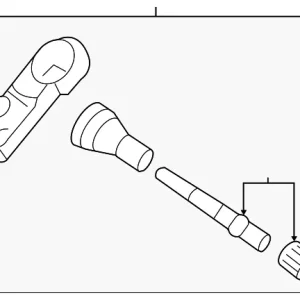 Tire Pressure Sensor - Mazda (ZZDA-37-140)