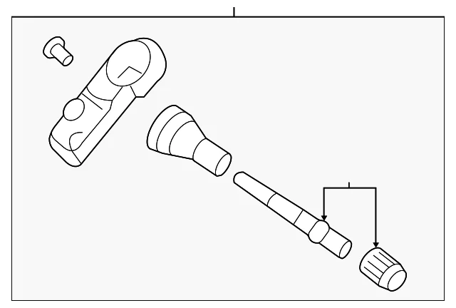 Tire Pressure Sensor - Mazda (ZZDA-37-140)