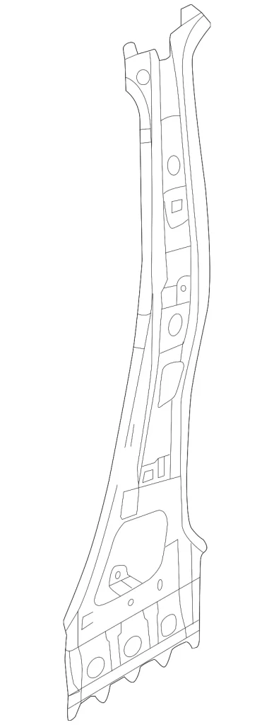 Inner Center Pillar - Mazda (BHN1-71-080)