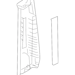 Upper Center Pillar Trim - Mazda (BBM4-68-190C-75)