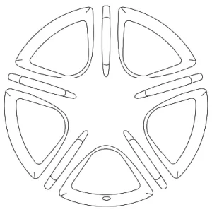 Wheel, Alloy - Mazda (9965-05-7070)