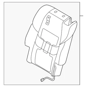 Seat Back Cover - Mazda (TS82-88-281-39)