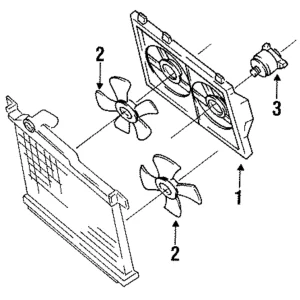 Shroud Assembly - Mazda (N3A2-15-211C)
