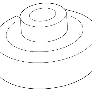 Lower Bushing - Mazda (F151-28-776A)