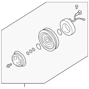 Clutch & Pulley - Mazda (LC70-61-L10)