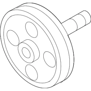 Power Steering Pump Pulley - Mazda (LF24-32-607)