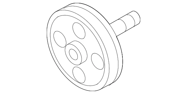 Power Steering Pump Pulley - Mazda (LF24-32-607)