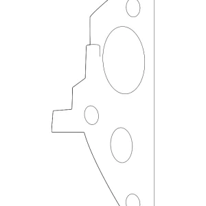 Water Outlet Gasket - Mazda (CWA1-15-159)