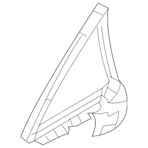 Weatherstrip - Mazda (BBN9-72-651D)