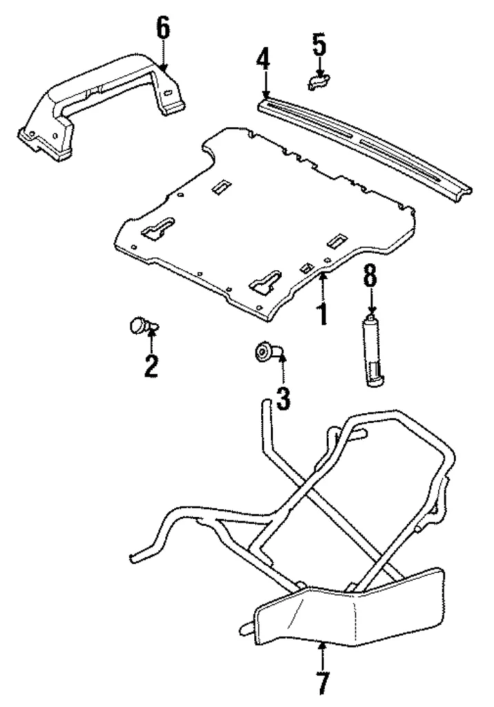 Floor Mat Fastener - Mazda (S083-68-865A-90)