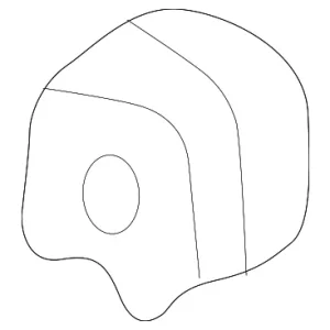 Center Rail Stopper - Mazda (S05B-73-873)
