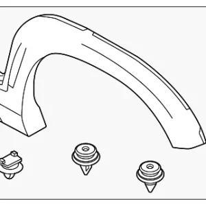 Wheel Opening Molding - Mazda (DN4E-51-W50A)