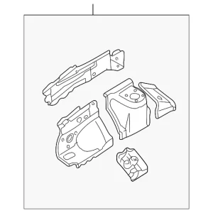 Apron Assembly - Mazda (LC62-54-210L)