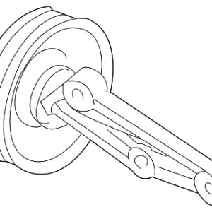 Accessory Drive Belt Idler Assembly - Mazda (AJ03-15-950A)
