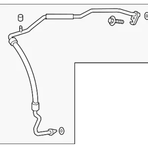 A/C Refrigerant Suction Hose - Mazda (BGDN-61-462)