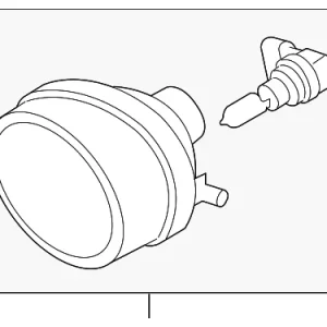 Fog Lamp Assembly - Mazda (EH44-51-680B)
