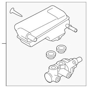 Master Cylinder - Mazda (DFY4-43-40Z)