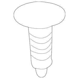 Grip Handle Fastener - Mazda (B040-68-865A-00)