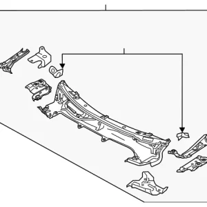 Cowl Panel - Mazda (GRE9-53-500A)