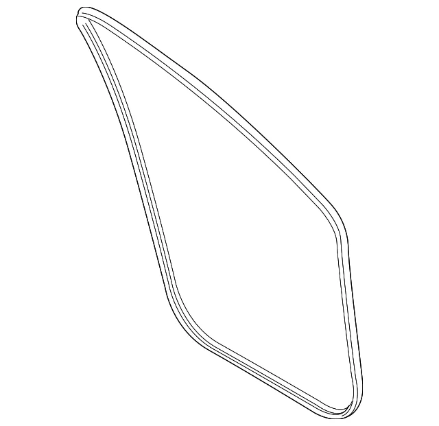 Weather-Strip On Body - Mazda (KMV6-68-911)