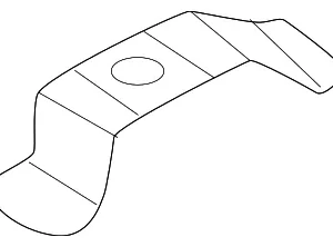 Floor Extension Bracket - Mazda (KA0G-53-6N0)